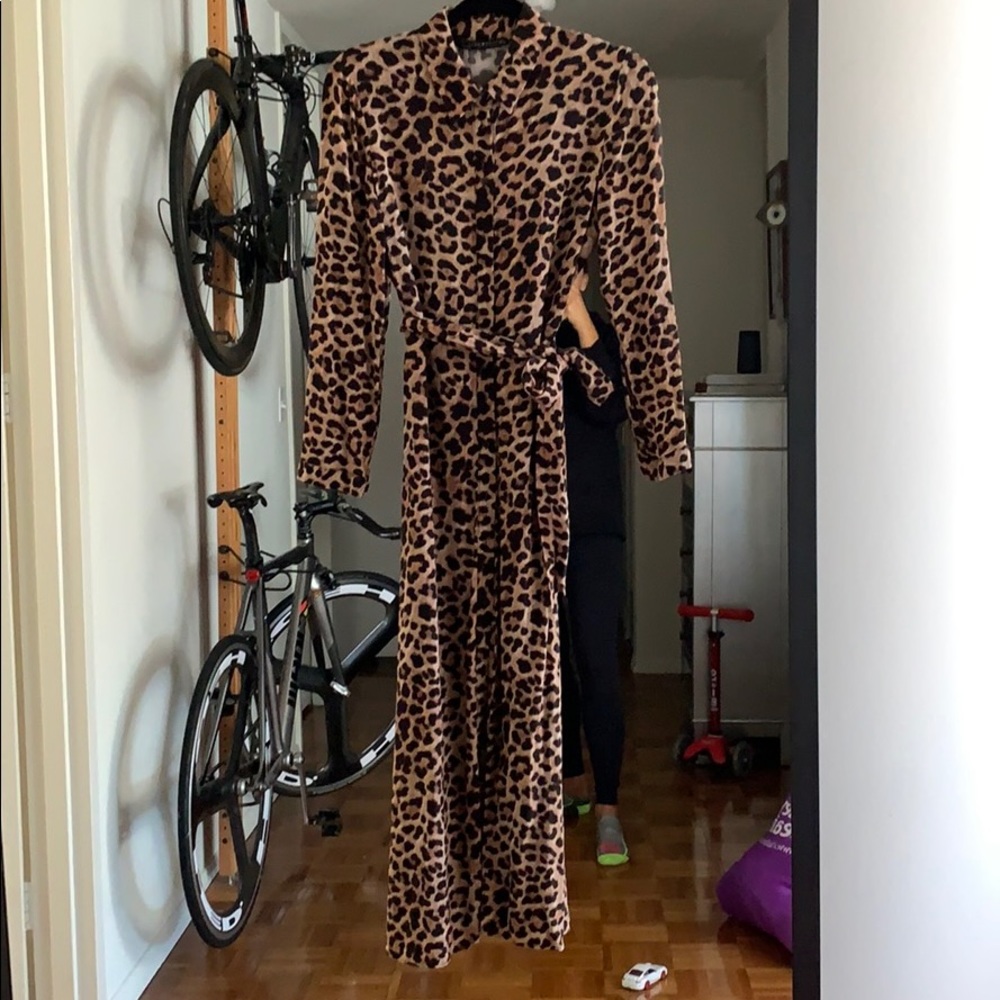 Cheetah midi dress